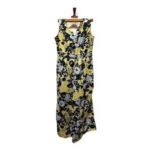 Summer Chic: Unique Linen Floral Jumpsuit